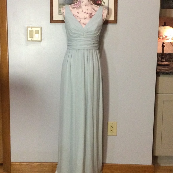 Levkoff Light Blue Evening Gown - Picture 1 of 13